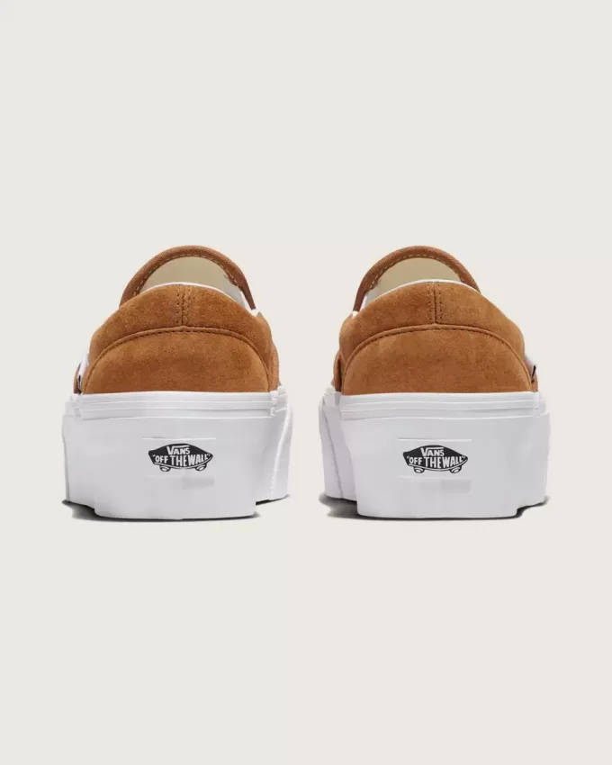 Klassischer Slip-On-Plateauschuh
