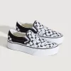 Klassischer Slip-On-Plateauschuh mit Schachbrettmuster