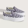 Klassischer Slip-On-Plateauschuh mit Schachbrettmuster