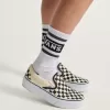 Klassischer Slip-On-Plateauschuh mit Schachbrettmuster