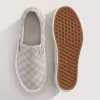 Klassischer Slip-On-Plateauschuh mit Schachbrettmuster