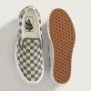 Klassischer Slip-On-Plateauschuh mit Schachbrettmuster