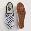 Klassischer Slip-On-Plateauschuh mit Schachbrettmuster