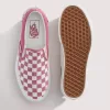 Klassischer Slip-On-Plateauschuh mit Schachbrettmuster