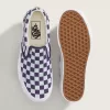 Klassischer Slip-On-Plateauschuh mit Schachbrettmuster