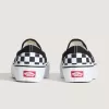 Klassischer Slip-On-Plateauschuh mit Schachbrettmuster