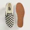 Klassischer Slip-On-Plateauschuh mit Schachbrettmuster