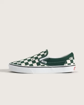 Klassischer Slip-On-Schachbrettschuh