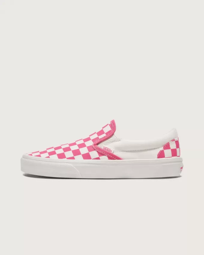 Klassischer Slip-On-Schachbrettschuh