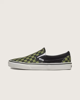 Klassischer Slip-On-Schachbrettschuh