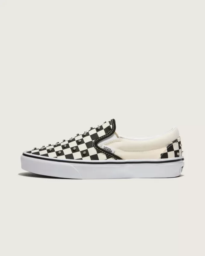 Klassischer Slip-On-Schachbrettschuh