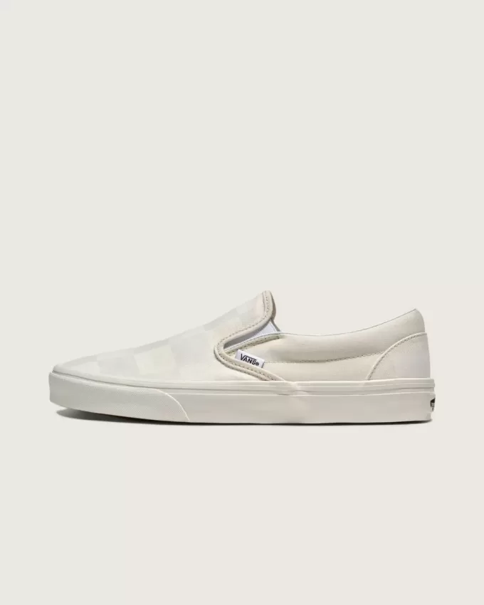 Klassischer Slip-On-Schachbrettschuh