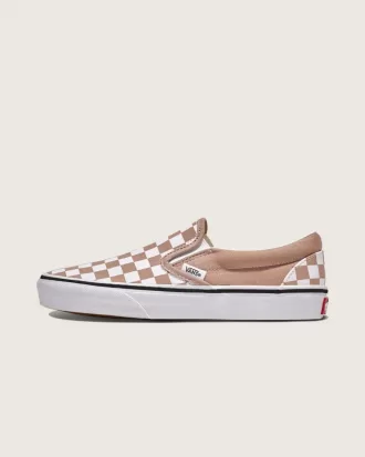Klassischer Slip-On-Schachbrettschuh