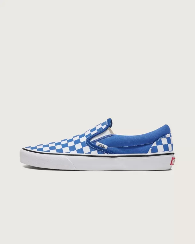 Klassischer Slip-On-Schachbrettschuh