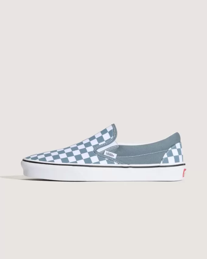 Klassischer Slip-On-Schachbrettschuh