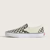 Klassischer Slip-On-Schachbrettschuh
