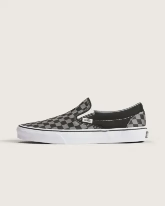 Klassischer Slip-On-Schachbrettschuh