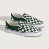 Klassischer Slip-On-Schachbrettschuh