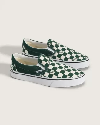 Klassischer Slip-On-Schachbrettschuh