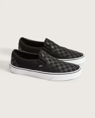 Klassischer Slip-On-Schachbrettschuh