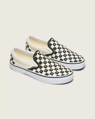 Klassischer Slip-On-Schachbrettschuh