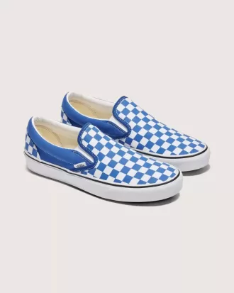 Klassischer Slip-On-Schachbrettschuh
