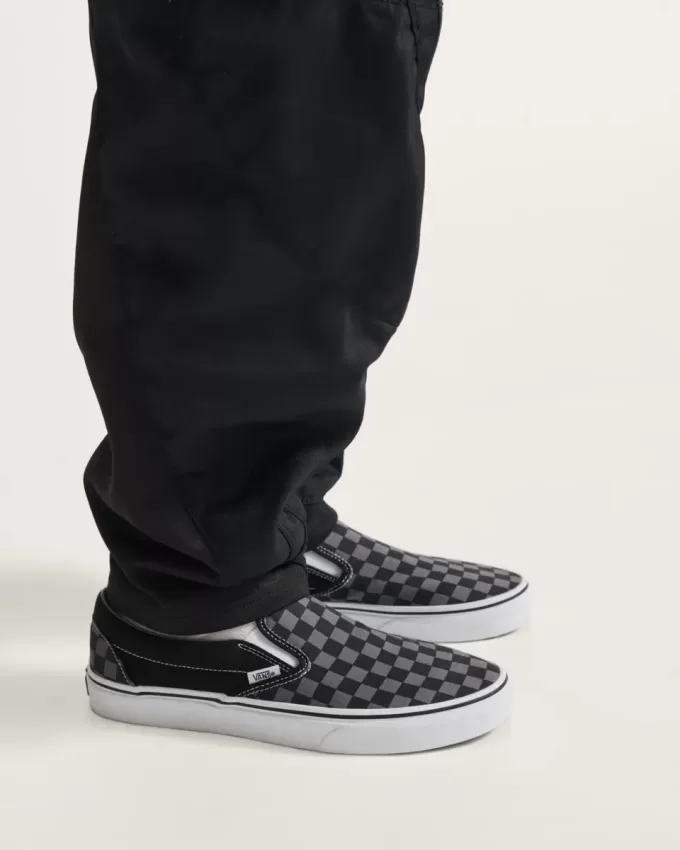Klassischer Slip-On-Schachbrettschuh
