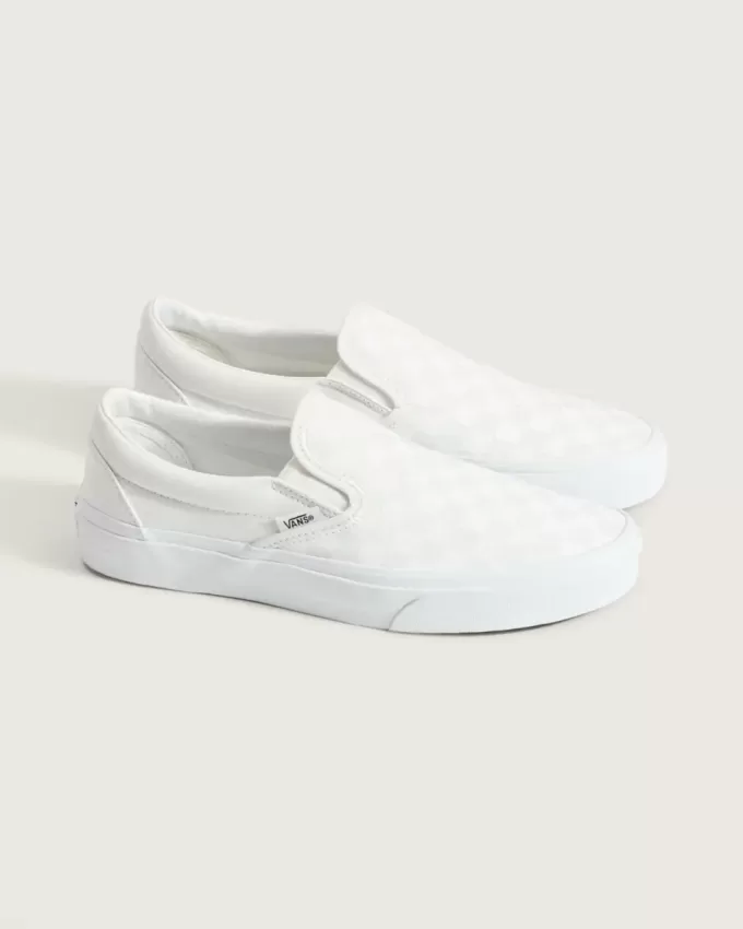 Klassischer Slip-On-Schachbrettschuh