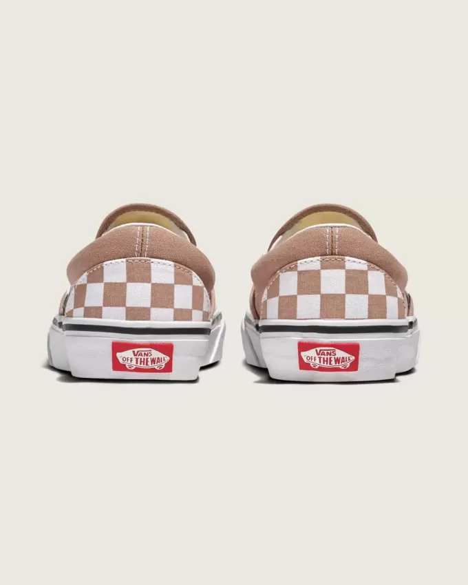 Klassischer Slip-On-Schachbrettschuh