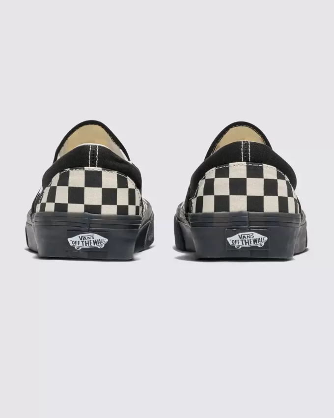 Klassischer Slip-On-Schachbrettschuh