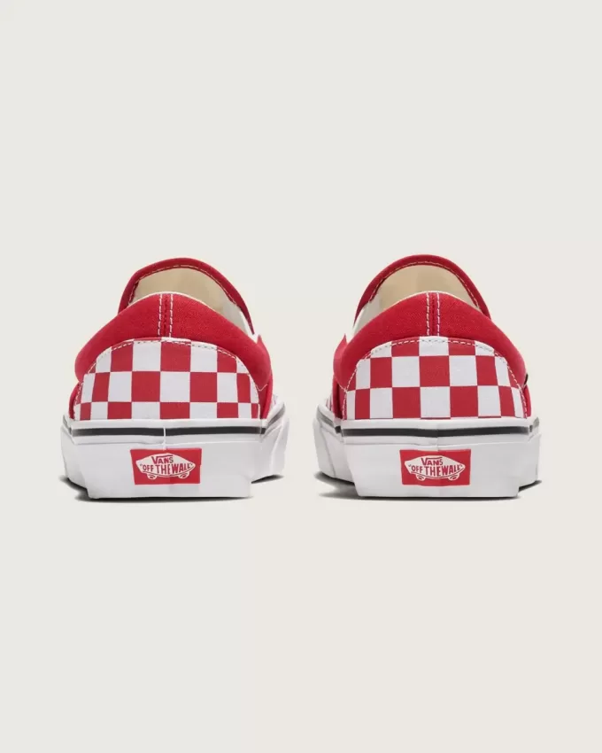 Klassischer Slip-On-Schachbrettschuh