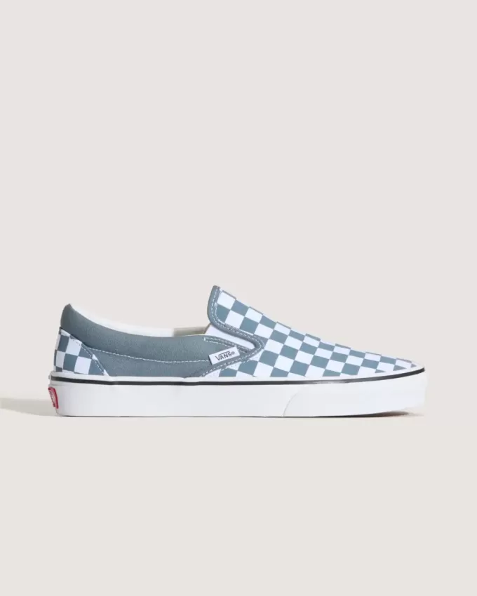Klassischer Slip-On-Schachbrettschuh