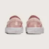 Klassischer Slip-On-Schuh aus Satin mit Schachbrettmuster