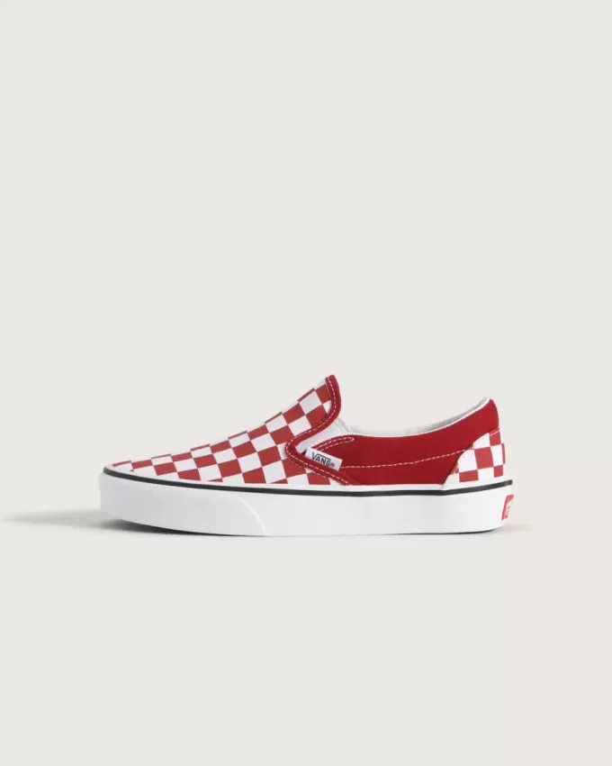 Klassischer Slip-On-Schuh mit Schachbrettmuster für große Kinder