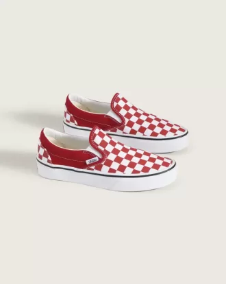 Klassischer Slip-On-Schuh mit Schachbrettmuster für große Kinder