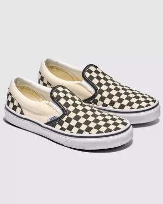 Klassischer Slip-On-Schuh mit Schachbrettmuster für große Kinder