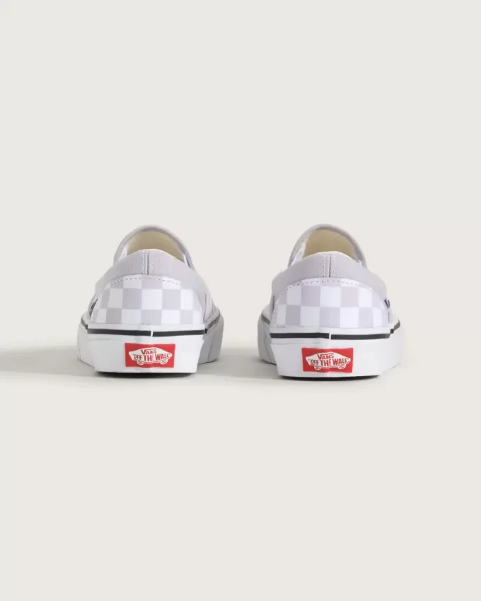 Klassischer Slip-On-Schuh mit Schachbrettmuster für große Kinder