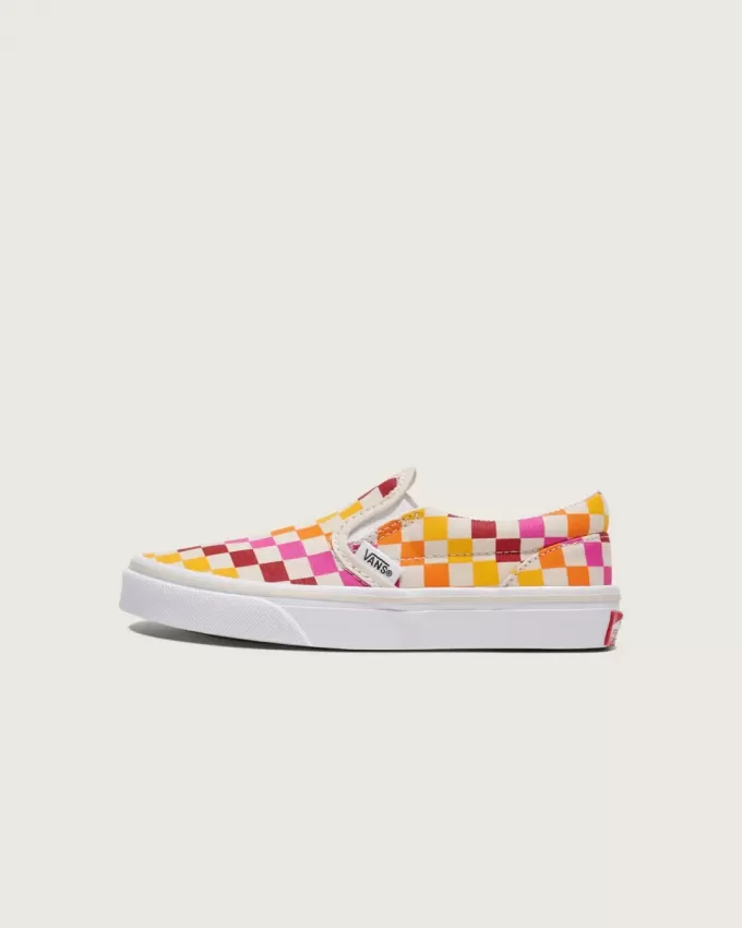 Klassischer Slip-On-Schuh mit Schachbrettmuster für Kleinkinder