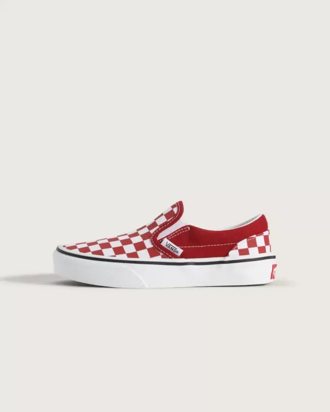 Klassischer Slip-On-Schuh mit Schachbrettmuster für Kleinkinder
