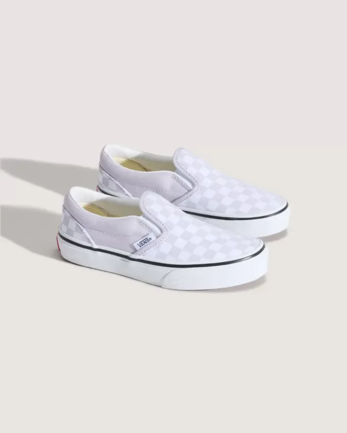 Klassischer Slip-On-Schuh mit Schachbrettmuster für Kleinkinder