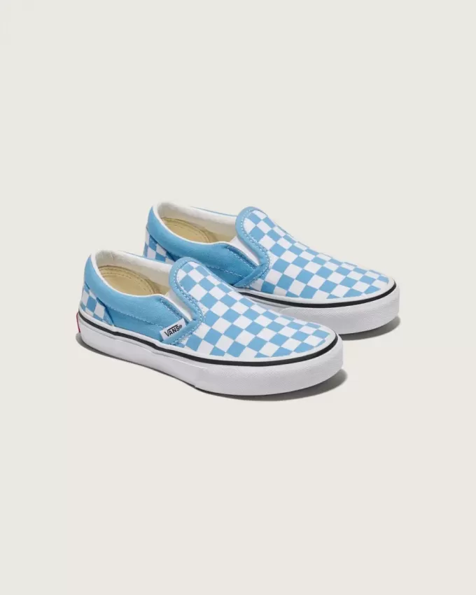 Klassischer Slip-On-Schuh mit Schachbrettmuster für Kleinkinder