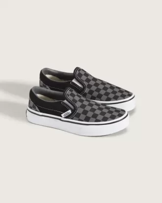 Klassischer Slip-On-Schuh mit Schachbrettmuster für Kleinkinder
