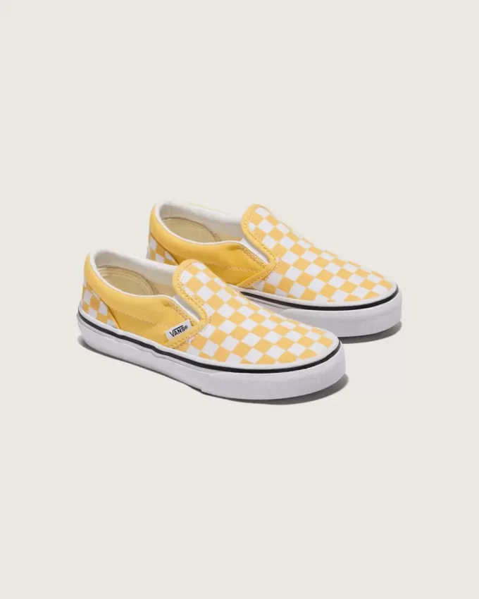 Klassischer Slip-On-Schuh mit Schachbrettmuster für Kleinkinder