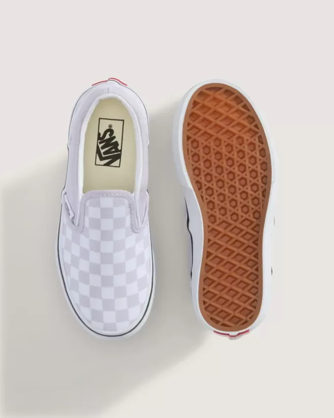 Klassischer Slip-On-Schuh mit Schachbrettmuster für Kleinkinder