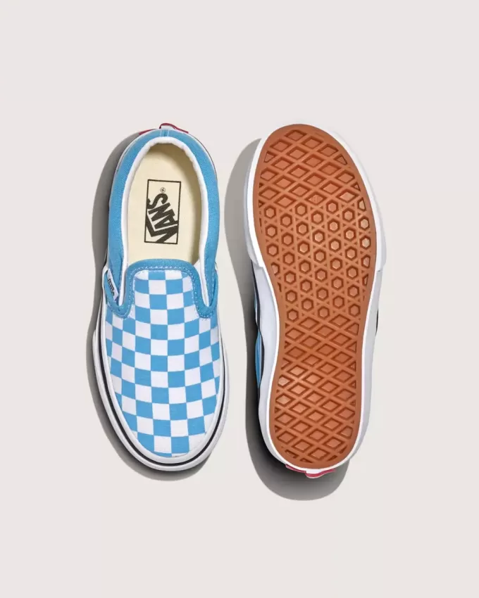 Klassischer Slip-On-Schuh mit Schachbrettmuster für Kleinkinder