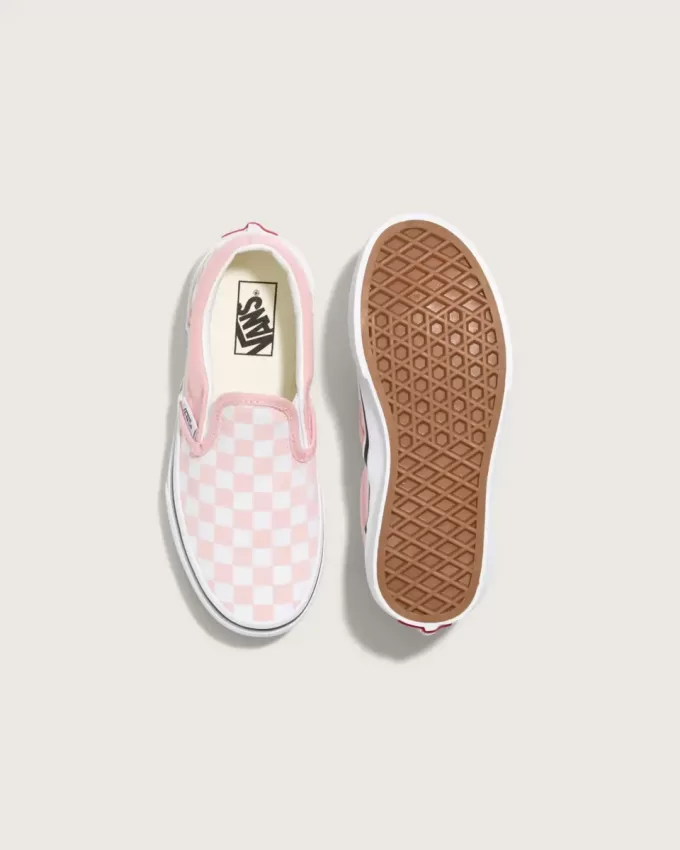 Klassischer Slip-On-Schuh mit Schachbrettmuster für Kleinkinder