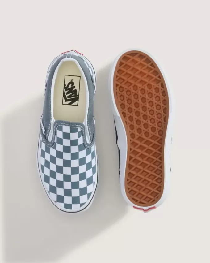 Klassischer Slip-On-Schuh mit Schachbrettmuster für Kleinkinder