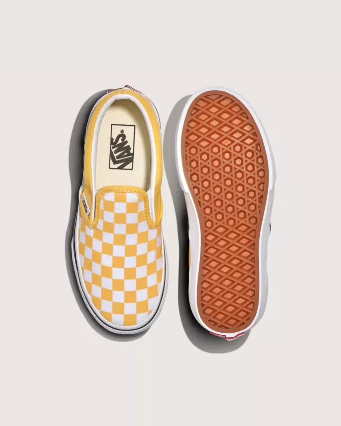 Klassischer Slip-On-Schuh mit Schachbrettmuster für Kleinkinder