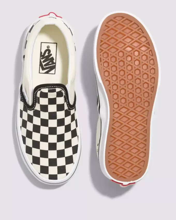 Klassischer Slip-On-Schuh mit Schachbrettmuster für Kleinkinder