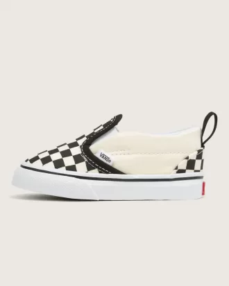 Klassischer Slip-On-Schuh mit V-Schachbrettmuster für Kleinkinder